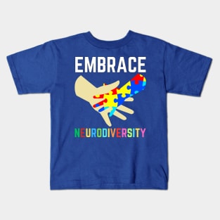 NEURODIVERSITY HANDSHARE Kids T-Shirt